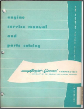 Aerojet Inboard Marine Engine and V-Drive