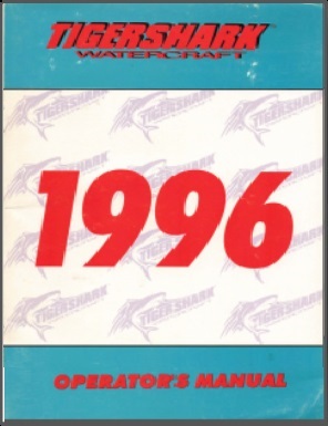 1996 Arctic Cat Tigershark Operators Manual