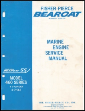 Homelite / Fisher Pierce Bearcat 1961-1972 Outboard Service Manual with Bulletins
