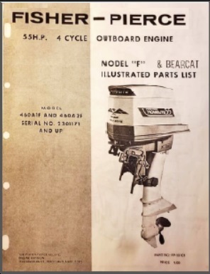 1968-1972 Bearcat 55 460A1F 460A2F Outboard Parts List
