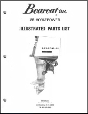 Fisher Pierce Bearcat 85 hp outboard Engine Parts List