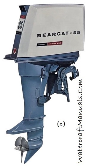 Fisher Pierce Bearcat 85 Outboard