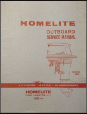 1961-1962 Homelite Outboard Basic Service Manual 460A1 460A2 460A1A 460A2A