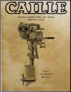 Caille 5-Speed Master Twin Outboard Manual