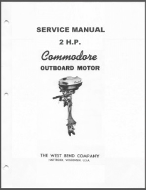 Commodore 2hp Outboard Service Manual
