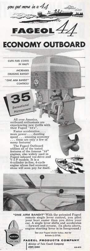 Fageol 44 Economy Outboard Advertisement