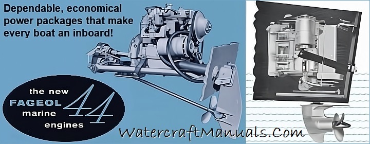 Fageol Marine Inboard Boat Motor Manual Directory