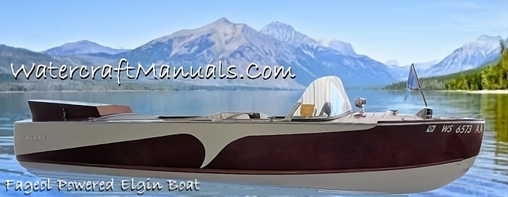 Fageol Vee-Drive Powered Elgin Boat
