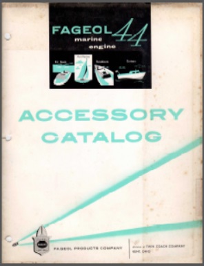 Fageol 44 Inboard Marine Accessories Catalog