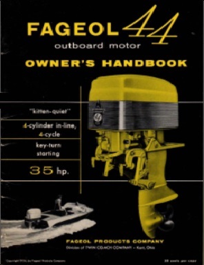 Fageol 44 Outboard Owners Manual