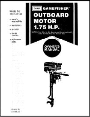 gamefisher 298.585180 manual