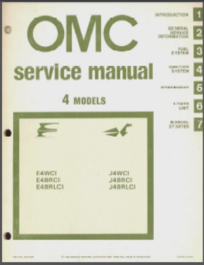 Johnson 392069 Outboard Service Manual