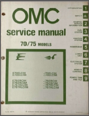 Johnson 392074 Outboard Service Manual
