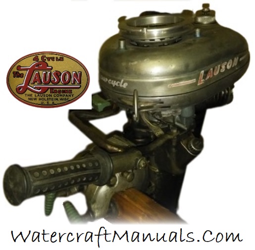 Lauson Outboard ID Plate