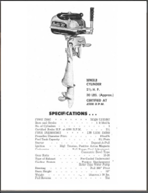 Martin 20 Standard Outboard Service Manual & Parts List