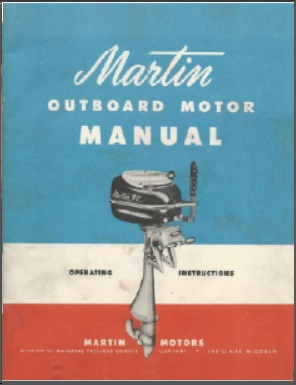 Martin 40 Outboard Operating Instructions