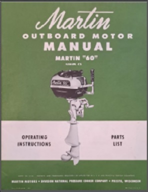 Martin 60 Series C5 Outboard Operating Instructions