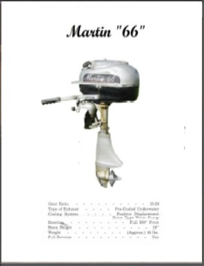 Martin 66 Outboard Service Manual