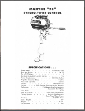 Martin 75 Outboard Service Manual