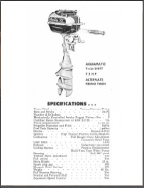 Martin 75 Aquamatic Twist Shift Outboard Service Manual