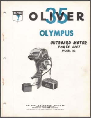 Oliver B2 Olympus 35hp Outboard Parts List