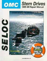 OMC Cobra Stern Drive Outdrive Repair Manual 1986-1998