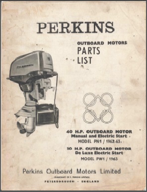 Perkins 30 De Luxe Outboard Parts List