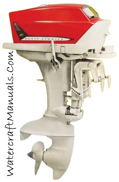 Vintage Scott-Atwater Outboard Motor