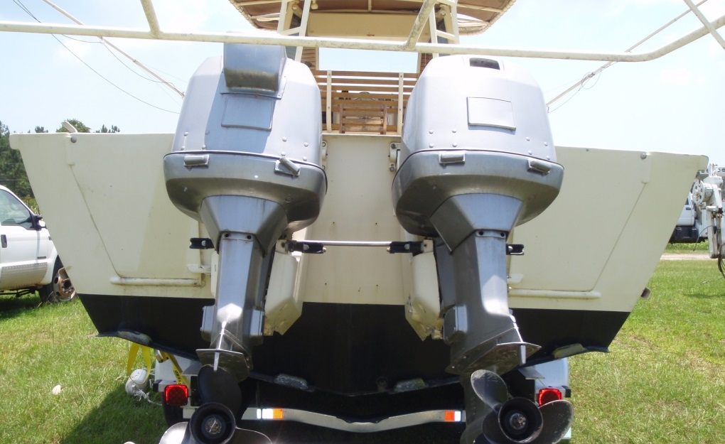 OMC Sea Drive Twin Outboards