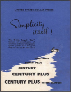 British Seagull 1962 Squarehead Spares - Parts Book