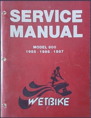 1985-1987 Model 800 Wetbike Service Manual